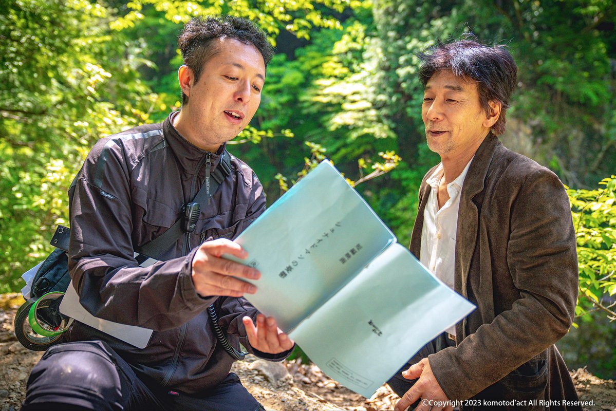 suizuaco's tweet photo. ①〜③
#シュナイドマンの憂鬱 撮影現場
#古本恭一 監督と
#山本大策 監督補
ちなみに撮影監督は
両作品とも #哉司 さん📹

④
昨日 #パステロルナ 上映最終日の
山本大策監督と
主演ジャッカル店長役 古本恭一さん https://t.co/L4MpMXYjYR