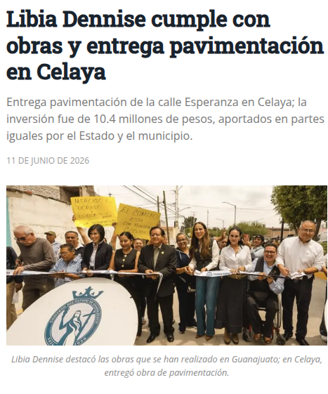 Ped_Stone's tweet photo. Libia Dennise entregó obras de pavimentación en la col. Misión de la Esperanza

Qué bueno que hay foto y todo, antes de que el payaso y alcalde de Celaya, Juan Miguel Ramírez diga que esto nunca pasó https://t.co/patwlMVqR4