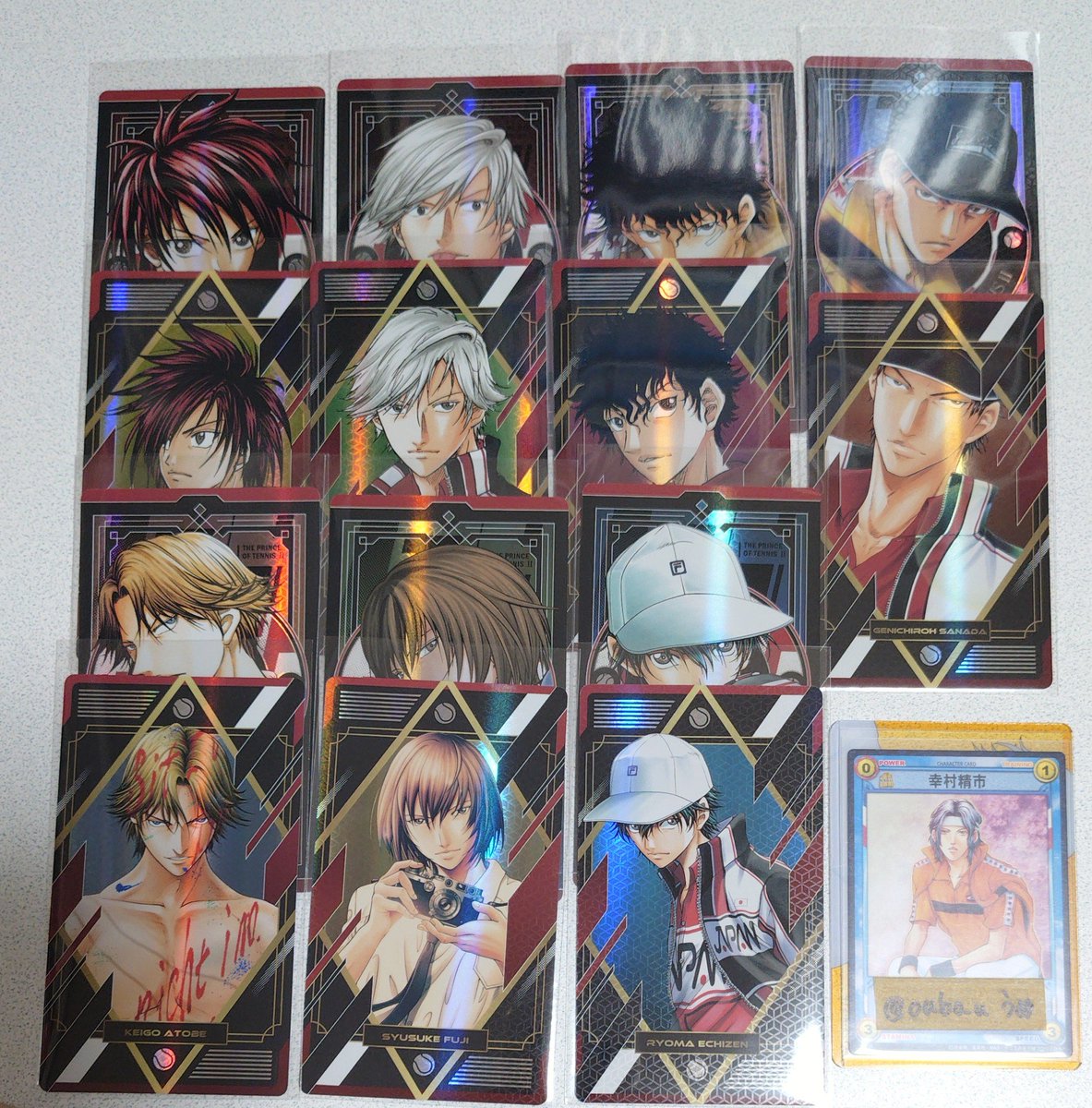 oubo_u's tweet photo. 【交換】 新テニスの王子様 テニプリ ジャンショ ジャンプショップ スクエアフェア オーロラアルカナ
譲)越前 不二 跡部 真田 切原 白石 遠山
求)幸村

キャラ毎のみ

本日12時までジャンショ名古屋近辺手渡し(18時以降も要相談で可)
以降 郵送/名古屋手渡し

お気軽にお声がけください https://t.co/ITZjxyovKz