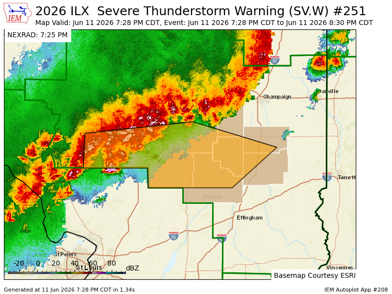 IL_Storm_Chaser's tweet photo. ILX issues Severe Thunderstorm Warning [wind: 60 MPH (RADAR INDICATED), hail: <.75 IN (RADAR INDICATED)] for Christian, Coles, Douglas, Macon, Morgan, Moultrie, Piatt, Sangamon, Shelby [IL] till Jun 11, 8:30 PM CDT https://t.co/wwYRvRWjLf https://t.co/X5bKNKW0Gl