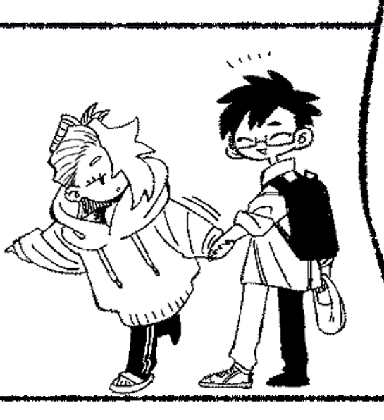 ぎゃるちゃんの線、やっと半分終わった感じです。こちらはおそらく一番小さいサイズの二人です 
