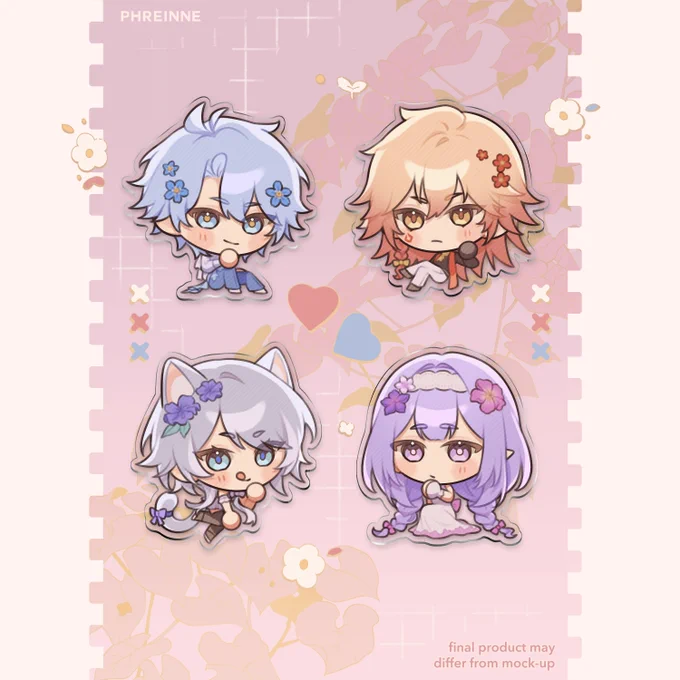 how's it growin!! - shop will reopen this weekend with some new goodies, including amphoreus charms and pill cases