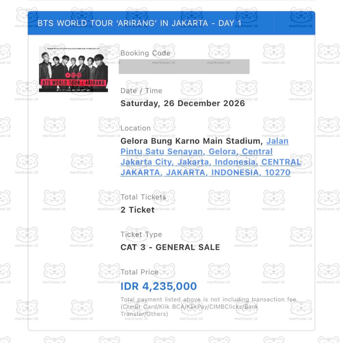 Markiwar | open jastip jaswar BTS TWS BWS BIGBANG tweet media