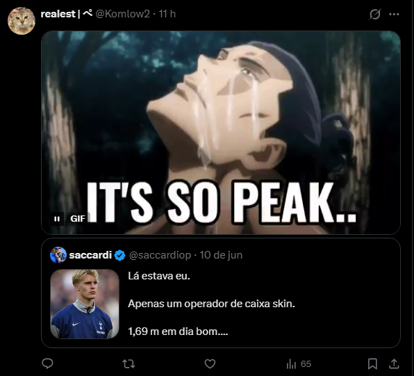 Komlow2's tweet photo. @yanWRLD_ @saccardiop N ACOMPANHA O PERFIL PORRA https://t.co/NaD7LxnqoW