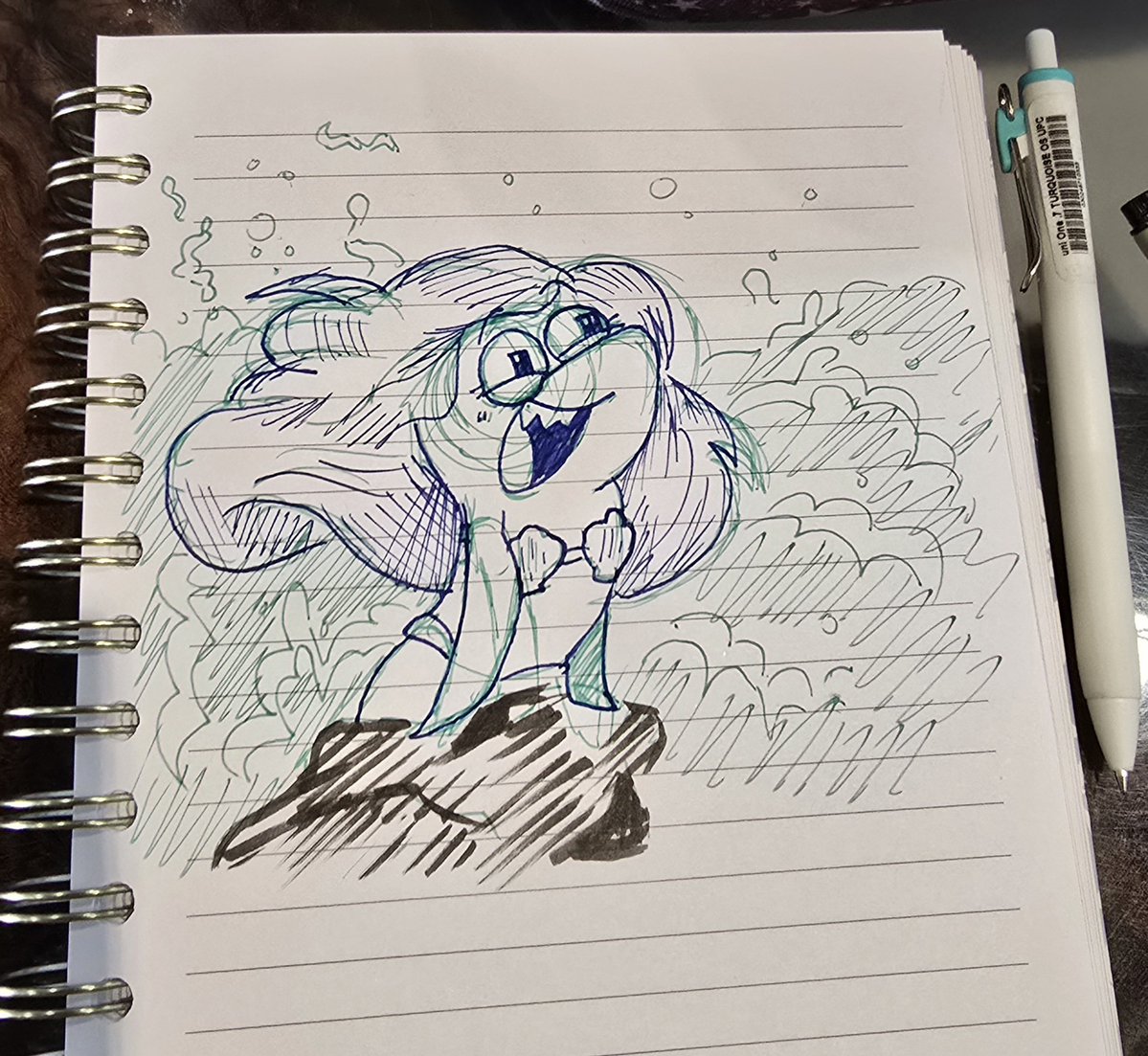 DoodleHasDoods's tweet photo. Cafe doodle of flap- i mean flariel https://t.co/7mZbi1ArV9