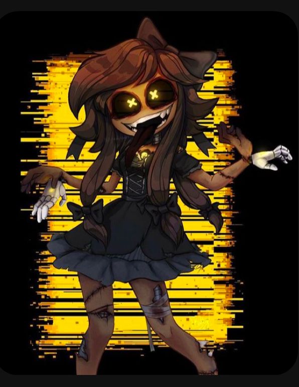 Blissartist221's tweet photo. Yellow eyes. Red code. No mercy. 
🤖💀
 . 
 . 
 . 
. 
. 
#MurderDrones #Cyn #FanArt #Uzi
#DigitalArt #GlitchCore #Lismanglitch
#HorrorArt #Illustration  #ArtSupport
#N #ArtSupport #NotMyWork https://t.co/Zncr6NgTFF