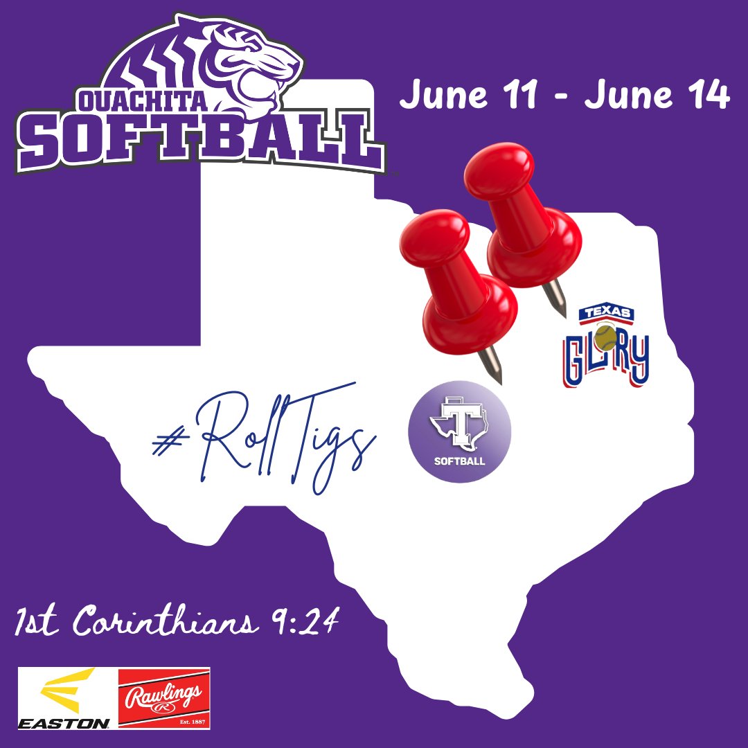 OuachitaSB's tweet photo. @CoachHoffman_ &amp; @FullCountjj will see you in Texas this weekend!

#RollTigs https://t.co/8syGnhTmsC