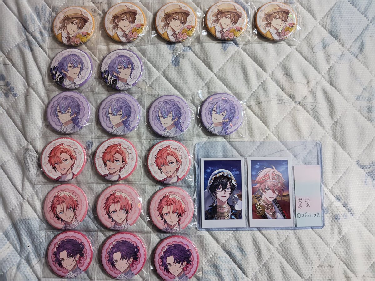 a0si's tweet photo. 【交換/譲渡】にじさんじ Luminous Marriage ジューンブライド 缶バッジ フォト風カード 特典 Aグループ

ホームリンク先鍵垢にて取引募集しております。
鍵アカウントの募集を出す以外の全ての取引行為はこのアカウントでは行いません。
お声掛けは鍵垢フォロリク承認後にお願いします。 https://t.co/Yuqd0B7BjN