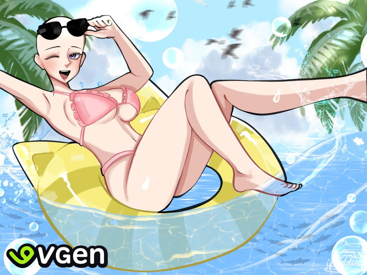 sjetavt's tweet photo. HII EVERYONE, 

MY FRIEND PUDDING IS LOOKING FOR A COUPLE OF VTUBERS TO MAKE A SAMPLE OF THIS SUMMER YCH!! 

If you’re okay with being a sample, pls post your PNG below!!! This will end on 6/14. Pudding will choose randomly via spinny wheel. GOOD LUCK EVERYONE! 

Depending on availability + time, there could be more than one chosen ^^

❤️ + 🔁 super appreciated 

Artist tag in the comments 👇🏻