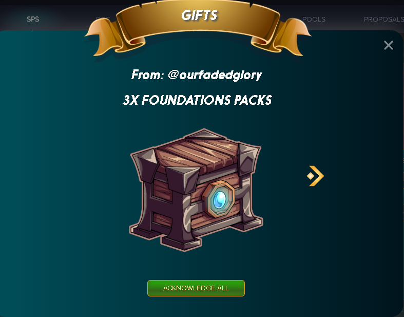 dandale21's tweet photo. Thank you very much @OurFaded! Welcome to the family! @splinterlands https://t.co/HRP4b60fph