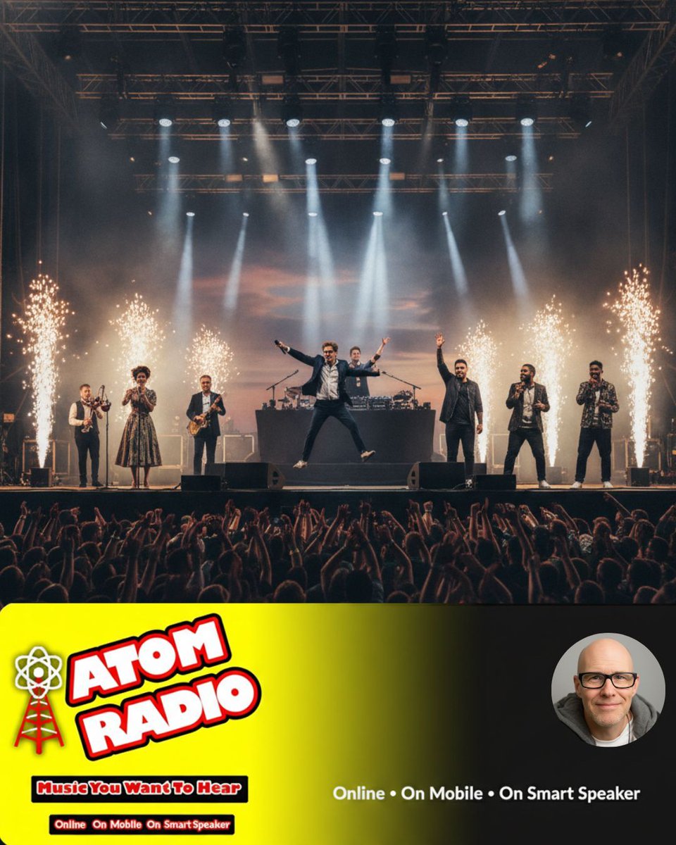 UkAtomRadio's tweet photo. Breakfast Anthems are building 🎶
Pulp 🎤
Celeste ✨
Calvin Harris & Rag’n’Bone Man 🔥
The Sugarhill Gang 🎧
@markdenholm at Breakfast on now.
📱 Free Atom Radio app
🎧 https://t.co/9ojZebOkJm
#Anthems #BreakfastShow #Pulp #CalvinHarris #RagNBoneMan #InternetRadio https://t.co/VwoicwBbnQ