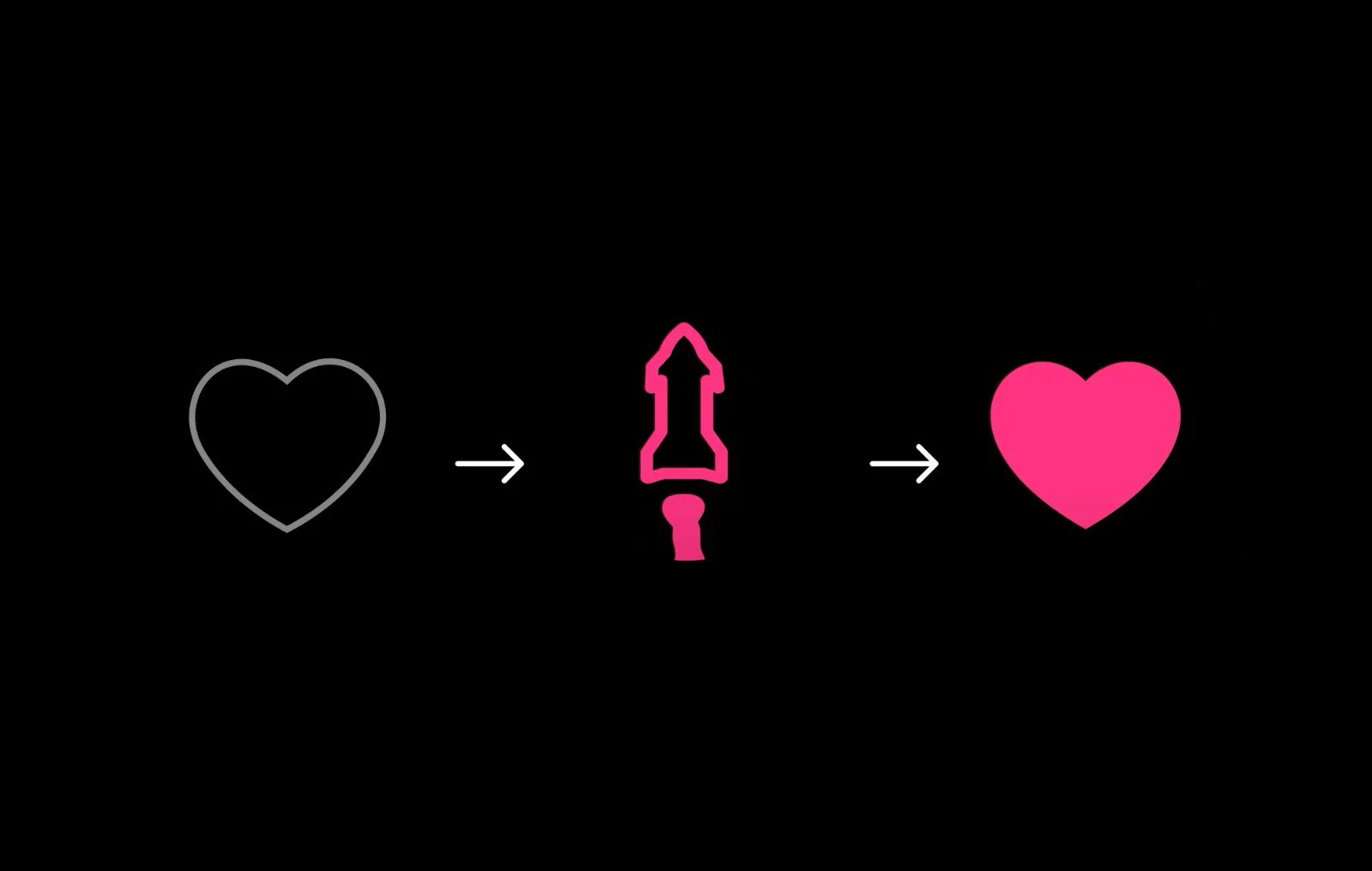 좋아요 버튼 마이크로 인터랙션 — 하트에서 로켓 모프