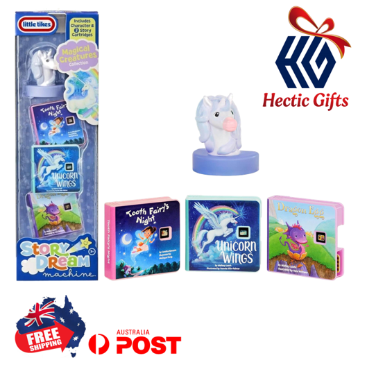 HecticGifts's tweet photo. NEW Little Tikes - Story Dream Machine Magical Creatures Collection
https://t.co/mu7jXtS14w
#New #HecticGifts #LittleTikes #StoryDreamMachine #SDM #MagicalCreaturesCollection #ToothFairysNight #UnicornWings #DragonEgg #Collectible #Story #Cartridges #Reading #Projector #Books #Kids #Unicorn #FreeShipping #AustraliaWide #FastShipping