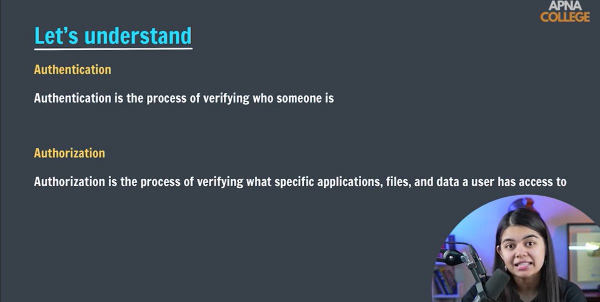 VaibhavNagar03's tweet photo. π Day 101 of #Phase3 #180DaysOfCode π
Completed Project Phase 2 (Part D) π»β¨
β’ Auth vs Authorization
β’ Hashing & Salting
β’ Passport.js setup
β’ User Signup & Login
Real authentication unlocked π₯
#NodeJS #ExpressJS #CodingJourney https://t.co/NDXtX5dslw