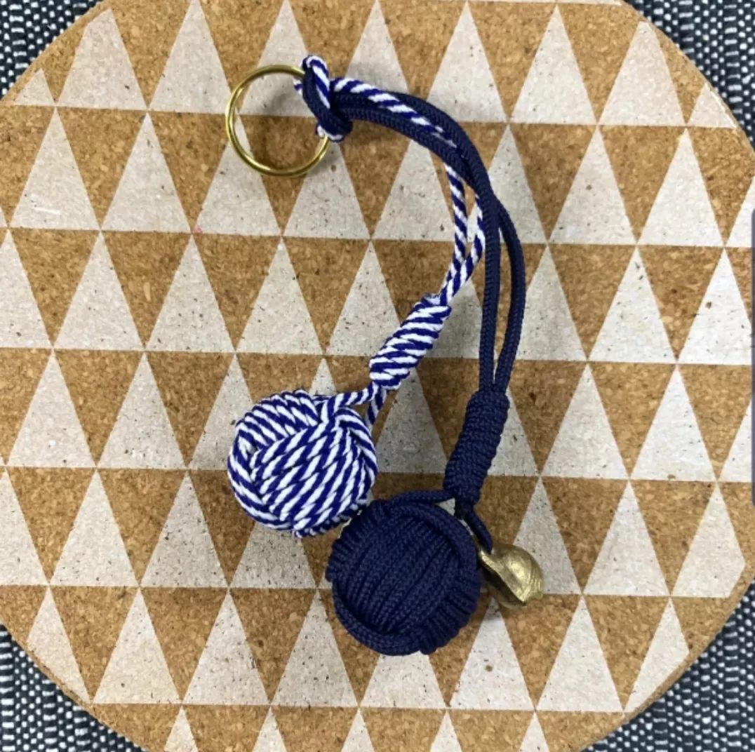 Zjoy23's tweet photo. Just finished this cute macramé keychain—perfect for my new bag! Slow, crafty vibes = happy heart https://t.co/wUta0ImW6S