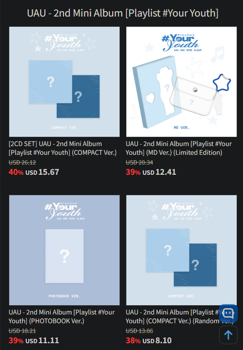 GahyunPress's tweet photo. MD Ver.
Photobook Ver.
Compact Ver. 

With @Ktown4u_com FC Discount link https://t.co/hHq3yJtN5o you got discount up to 40%. 

Please support a lot #UAU comeback and albums very much~  #유아유 #Dreamcatcher_UAU https://t.co/LCKiUM3F1t