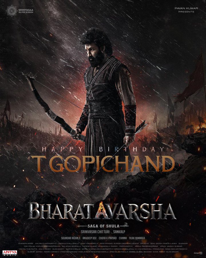 shreyasgroup's tweet photo. Team #BharataVarsha wishes Happy Birthday to
@YoursGopichand

#HappyBirthdayGopichand 

@riturv #Sankalp @gaviechahal @soundar16 @anudeepdev @ChotaKPrasad #VenkatMaster @srinivasaaoffl @SS_Screens @Sudhir_ID @thisisputta @UrsVamsiShekar @adityamusic #ShreyasMedia #ShreyasGroup https://t.co/P7RAQSRib5