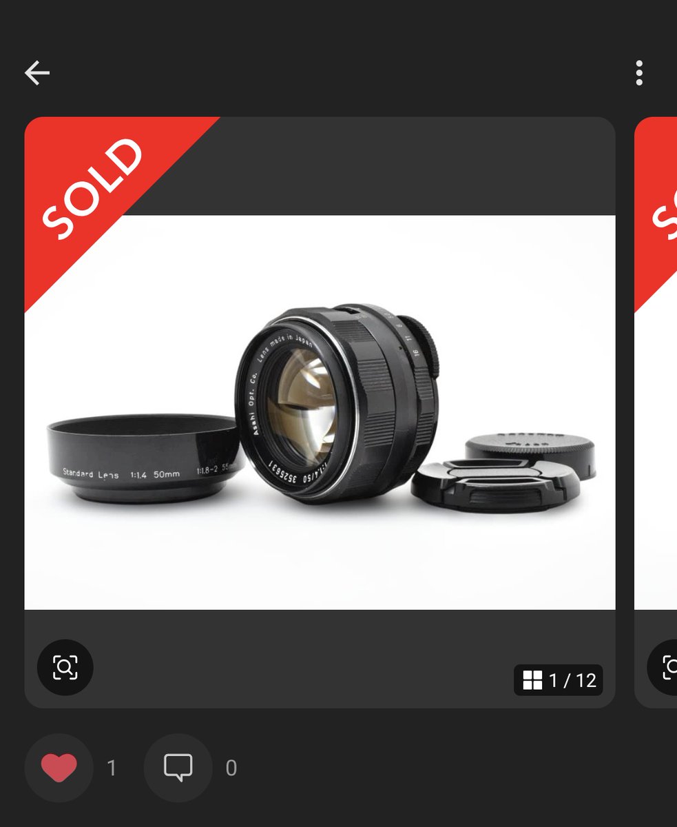 shin177806's tweet photo. 某フリマサイトでレンズを購入しましたが、そもそも記載されている商品ではないことが発覚しました

購入したのは、Super-Takumar 50mm f1.4 前期型です
19,800円でした

しかし、実際に届いたレンズは後期型でした
ゴミの混入具合も加味すると、5,000〜10,000円の相場かと思います

自分の落ち度ではありますが、お買い物の際には、皆さんもお気をつけください