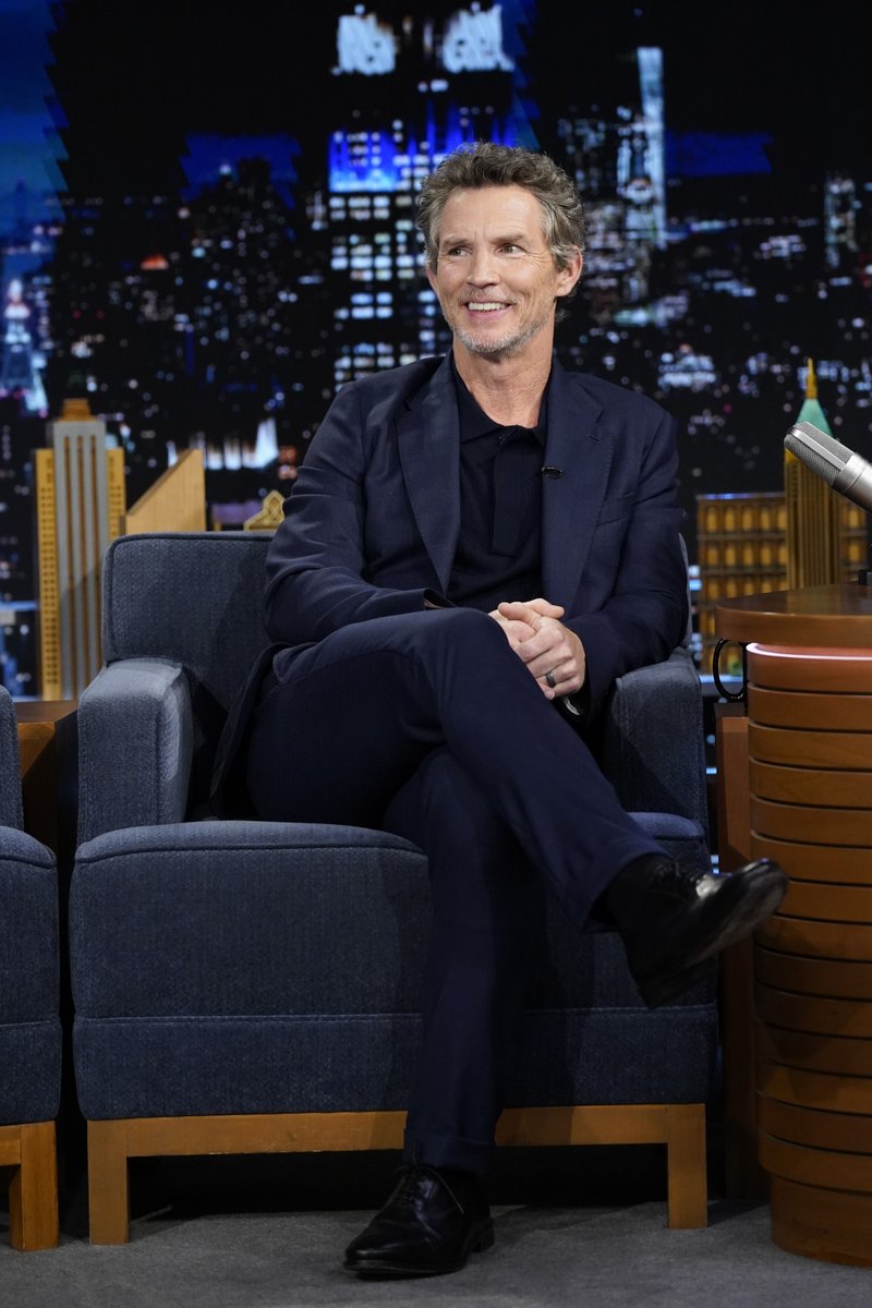 FallonTonight's tweet photo. .@ShawnHatosy joins us to talk his series The Pitt tonight! #FallonTonight https://t.co/AXAxIODeOD
