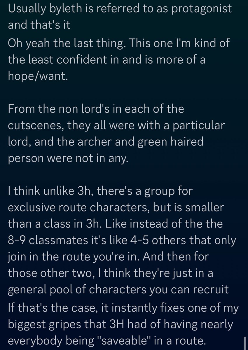 SuperJobe7's tweet photo. Figured I'd chuck my Fire Emblem Fortune's Weave therories out there. Def the most interested I've been in theories of an FE game before release. First one's more a statement now bc confirmed but. 

Fully made by Intsys, no sign of Koei Tecmo still? Cook. https://t.co/5YsqWzPcN0