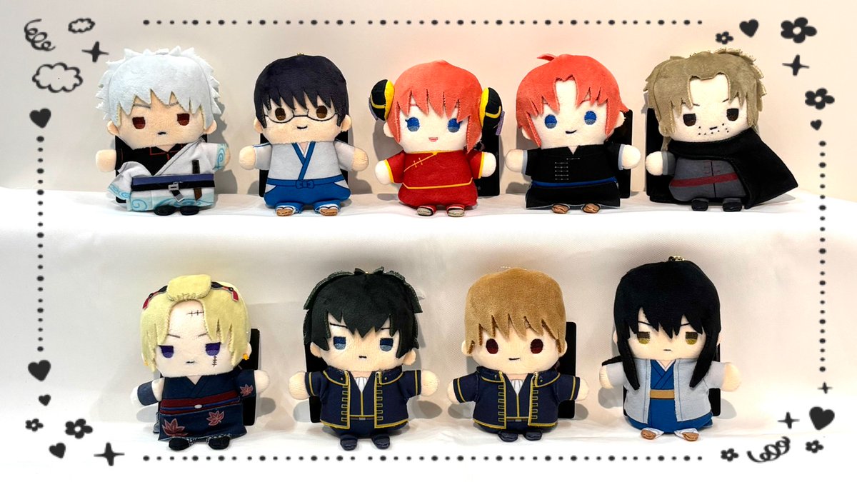 five_hep's tweet photo. ⭐️新商品情報⭐️

『#新劇場版銀魂-吉原大炎上-  』より

🌟指人形マスコット
🌟むにゅぐるみマスコット（お座り）
🌟むにゅぐるみマスコット(寝そべり)

が新登場❤️‍🔥

🎡HEP FIVE6Fにて皆様のご来店を心よりお待ちしております💞 https://t.co/TeGbdq4UHt