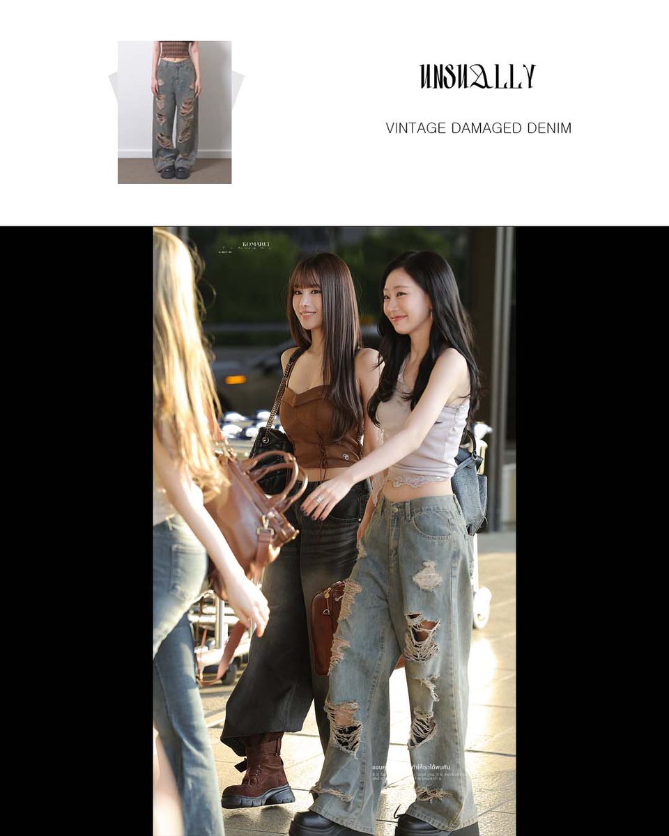 moss36470702's tweet photo. Celeb : #키스오브라이프 #쥴리 #KISSOFLIFE #JULIE
Brand : #언쥬얼리 #UNSUALLY
Product : VINTAGE DAMAGED DENIM https://t.co/nqsDgfMc70