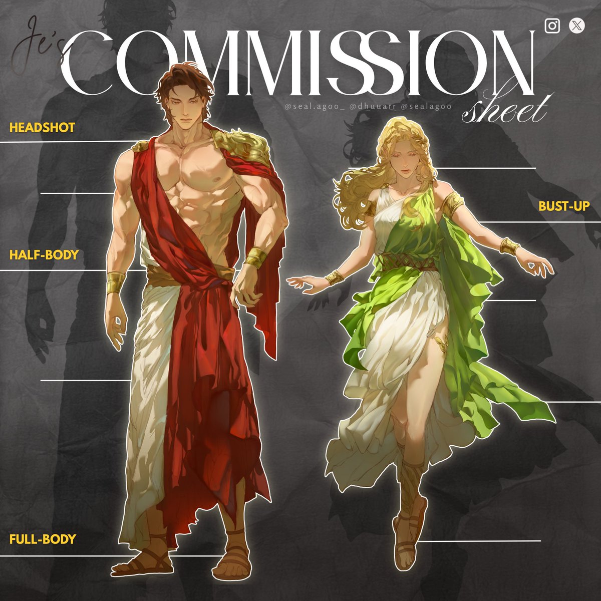 Sealagoo's tweet photo. COMMISSION OPEN 🎉✨

If you're interested or would like more information, feel free to DM me on Instagram! 💌

⚠️ Please note:
I will prioritize people who contacted me and expressed interest in commissioning me before. 

#artcommission #Commisson #artist #portfolio https://t.co/w06aDQwO5E