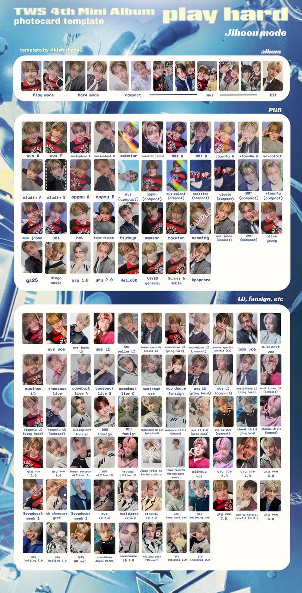 kisforhae42's tweet photo. TWS : 4th Mini Album โplay hard' album and benefits template (complete)
Shinyu Dohoon Youngjae Hanjin Jihoon Kyungmin play hard photocard template
๐: https://t.co/jLeZ4WqJI9
6/6
#TWS #ํฌ์ด์ค #play_hard ์ ์ ๋ํ ์์ฌ ํ์ง ์งํ ๊ฒฝ๋ฏผ ํฌ์นด pc poca pob ํฌ์ด์ค ํฌํ ์นด๋ https://t.co/5FiL1PYDHj