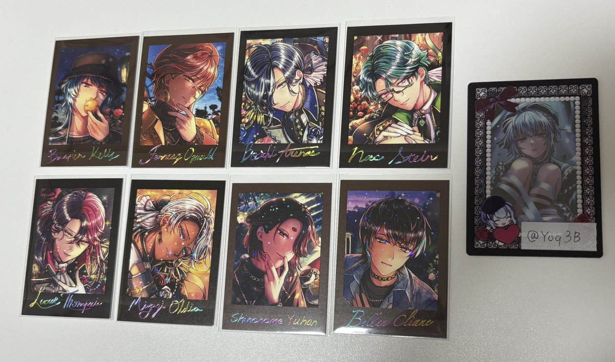 Yoq3B's tweet photo. 【交換】あくねこ 悪魔執事と黒い猫 ぱしゃこれ PREMIUM vol.3 プレミアム

譲：画像の執事たち
※1枚目R

求：フルーレ
・同枠同士希望
・R⇔R

●郵送or16日公演前後手渡し
●纏めての方優先

検索からでもお気軽にお声掛けください https://t.co/BkBXeLxYlQ
