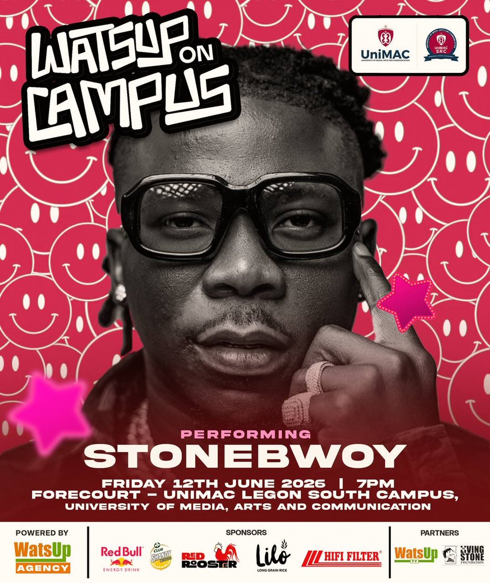 dhezz_b's tweet photo. @_adjoatee Stonebwoy repping live at @UnimacijSrc #unimacsrc #torcherweekend https://t.co/4NBqFv5OPw