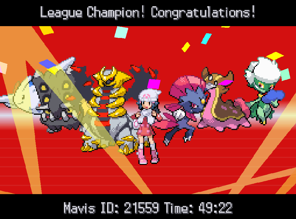 auclairgecko's tweet photo. é engraçado que foi a run que eu falei "blz vou usar giratina gosto mt do bicho e nunca usei" e no fim o giratina nem viu a luz do sol pq o weavile só saiu matando tudo e nem deu pra usar o coitado do giratina https://t.co/1I7JOK2qMB