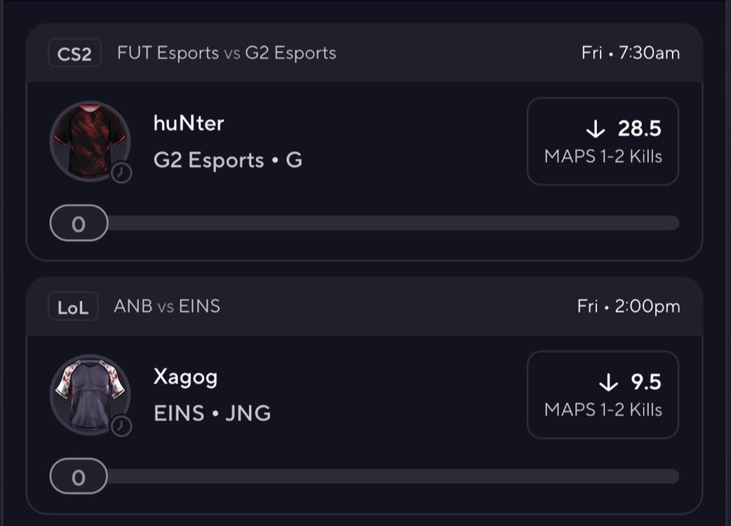 HydroParlay's tweet photo. OVERNIGHT ESPORTS 🤞🤞

DROP A LIKE IF YOU ARE TAILING ♥️♥️ https://t.co/HUURRsPcAy
