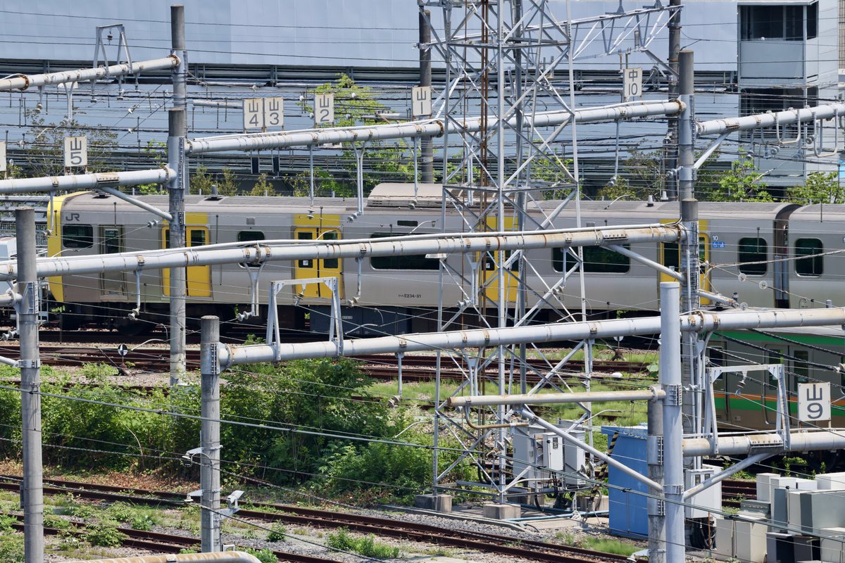 makodeha's tweet photo. 2026.6.12
E235系 ミツB31編成
（入場時：トウ31編成）
TK入場中
先頭車（クハE234-31）が組成されました https://t.co/Zbe5mH9ktL
