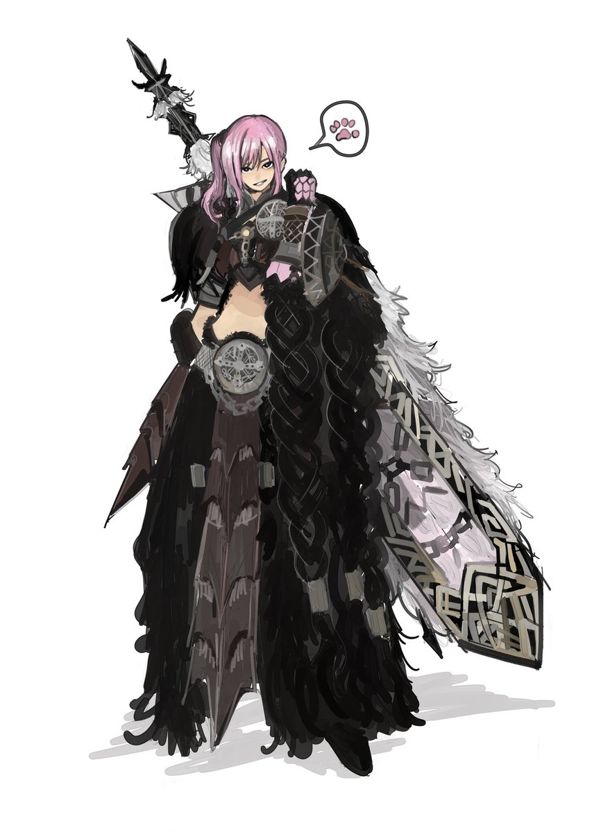 oochan_25's tweet photo. 褒めてもらえたので描いた。
かわいくて黒がかっこよすぎる https://t.co/NXhoYwKVwy