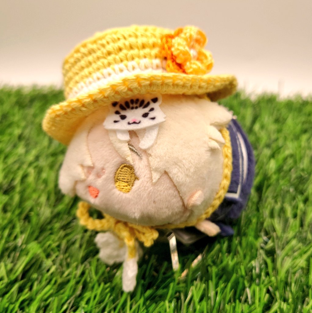 wraith10_00's tweet photo. 【新作】
『花咲くカンカン帽 /イエロー』
お披露目最後！元気な黄色です！
もちろんですが帽子のないコも被れます！
(ただ中が空洞になるのでちょっと凹みやすいです)

  #とうらぶ手芸部 https://t.co/uHGZwMQqG4