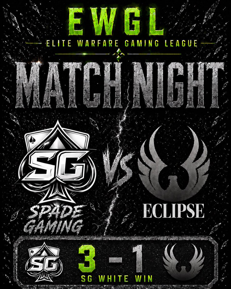 SpadeGamingCOD's tweet photo. @SpadeGamingCOD 3-1 @OMNiA_GGs (Premier Division) | @ewgleague @liqwiids @RippedSZN @reddazaa @Amiri0k @BrankWasHere #GG #SpadeArmy ♠️ | Caster Link: https://t.co/zgdtbi8NYJ @Caster_Graff 🎥 https://t.co/LwdX2jp4S4