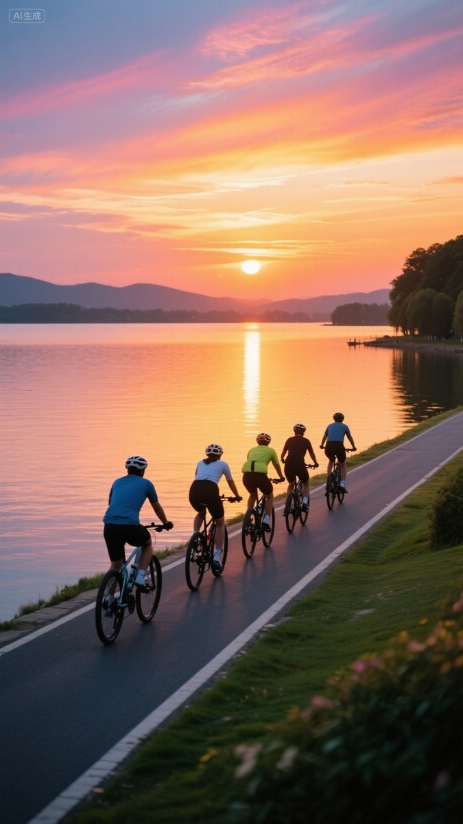 BaldeMalal's tweet photo. Just wrapped up a 10km morning run along the lakeside! Fresh air, golden sunrise, and no traffic—perfect start to the weekend https://t.co/hMWHynuwZC