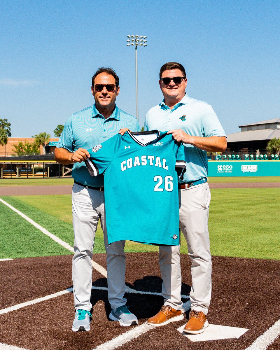 PatrickONealOK's tweet photo. Nice little pop on social today for @CoastalBaseball’s new leader.

Initial buzz will be surpassing a million impressions before midnight, coming up on 70K video views and more than 5K clicks on those release/season ticket/donate links. 

Chants are excited 👌 https://t.co/wEdMSDfYOM