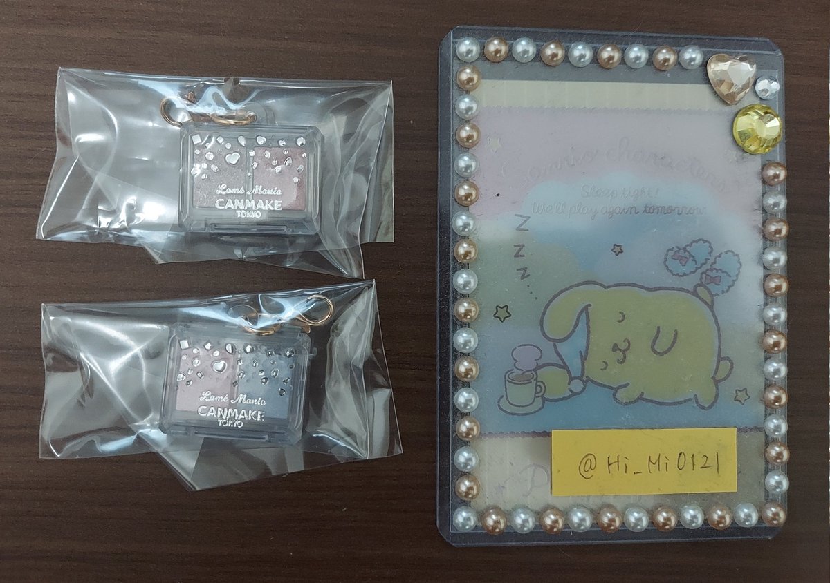 Hi_Mi0121's tweet photo. CANMAKE ミニチュアチャームの交換お願いいたします。

【譲】ラメマニア2種
【求】グロウフルールチークス2種

難しいと思いますがまとめての交換/郵送交換希望です。
よろしくお願いいたします。 https://t.co/YsnVoDNF4a