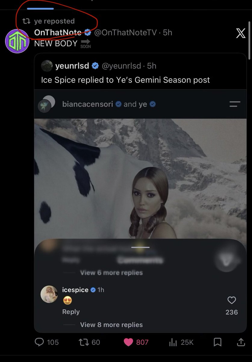 yzyglobe's tweet photo. YE &amp; TY DOLLA

NEW BODY (FT. ICE SPICE)

SOON 🔜 https://t.co/IL01CRHKPP