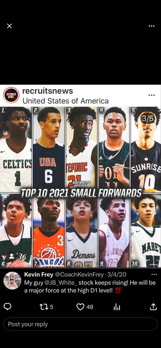 coachzcole's tweet photo. Went down a rabbit hole but I wanted to remind you all in case you forgot! #LLJB! He was a different dude! Love you JB! https://t.co/1VtCcmAMfb