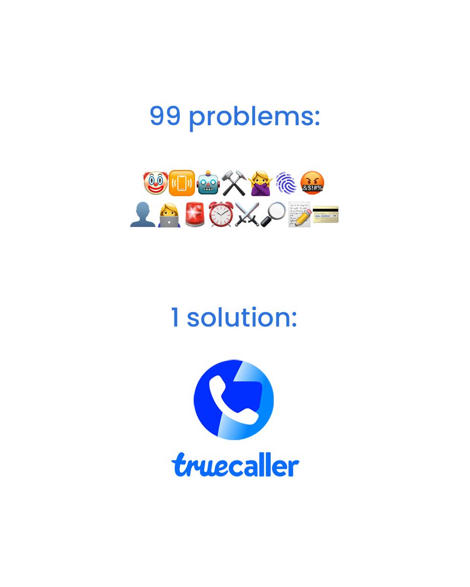 Truecaller's tweet photo. Truecaller catches them all before you even pick up 📵 https://t.co/gB8LGUeSj1
