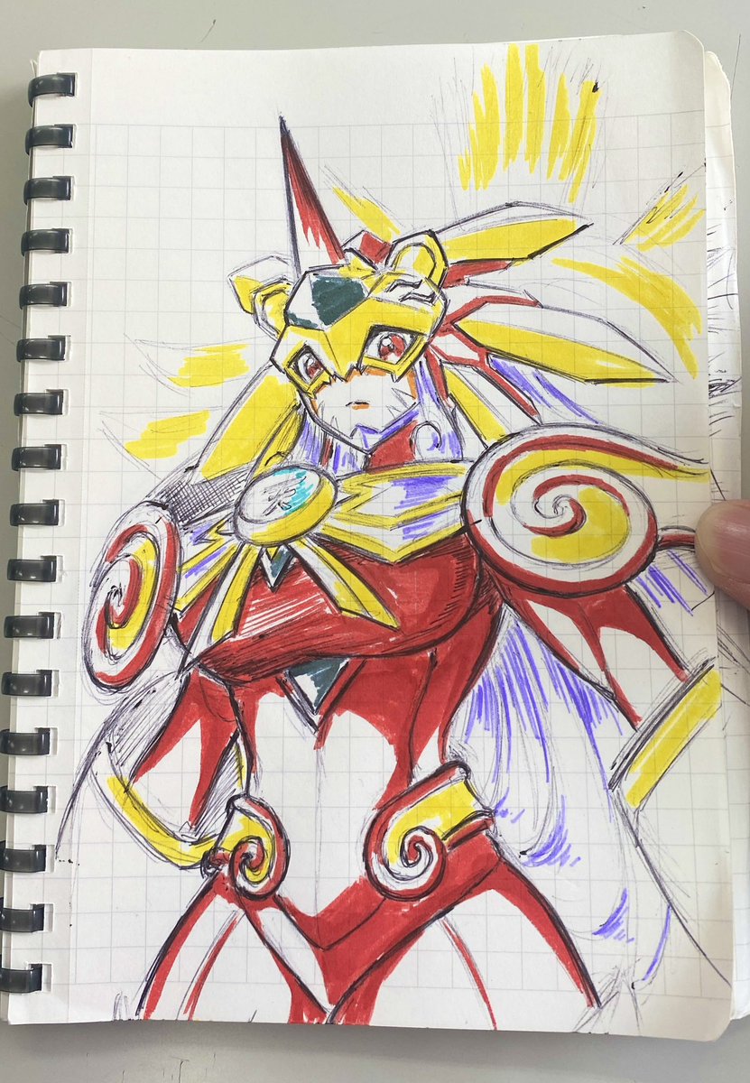 mas_square's tweet photo. アマテラスモン落描き https://t.co/4vlYYrpn9W