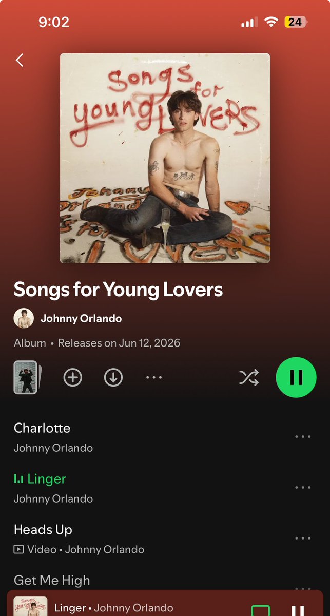 johnnyoltlo's tweet photo. SONGS FOR YOUNG LOVERS IS OUT!!! https://t.co/MRwAuklA7v