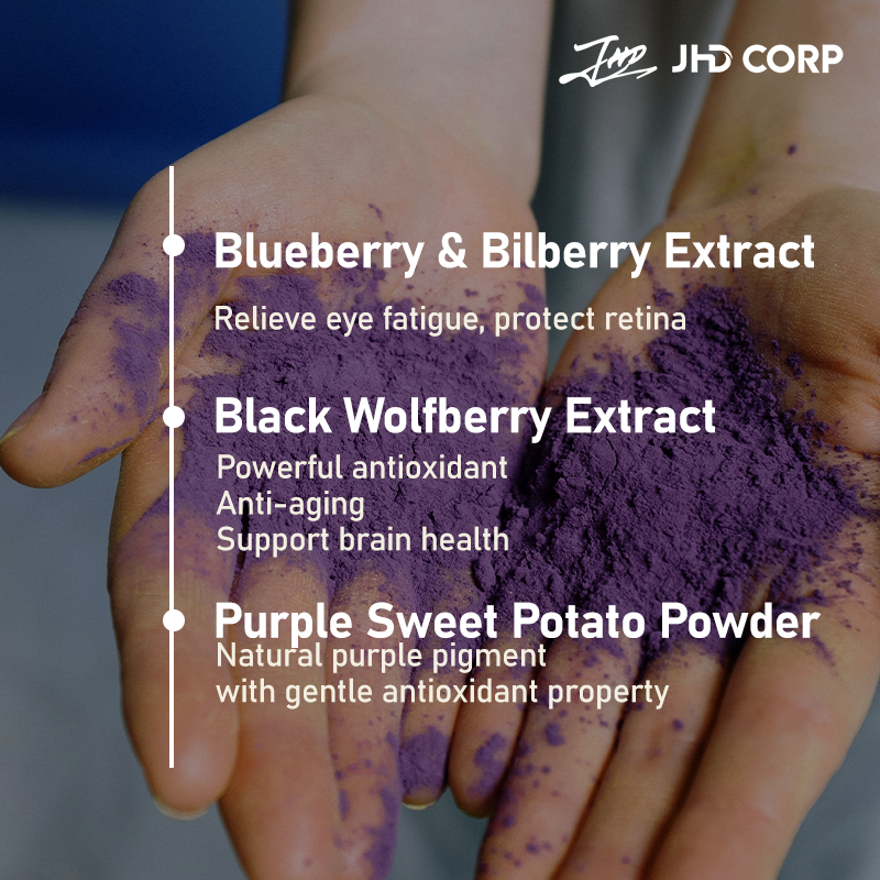 JhdCorp's tweet photo. ✨Dreamy Purple Anthocyanin Plant Extracts | Premium Raw Materials from JHD CORP
🫐 Core Plant Sources:
• Blueberry &amp; Bilberry Extract 
 Black Wolfberry Extract
• Purple Sweet Potato Powder 
We’re a reliable B2B manufacturer. Message us for free samples &amp; detailed COA https://t.co/1MDfkZAb3l