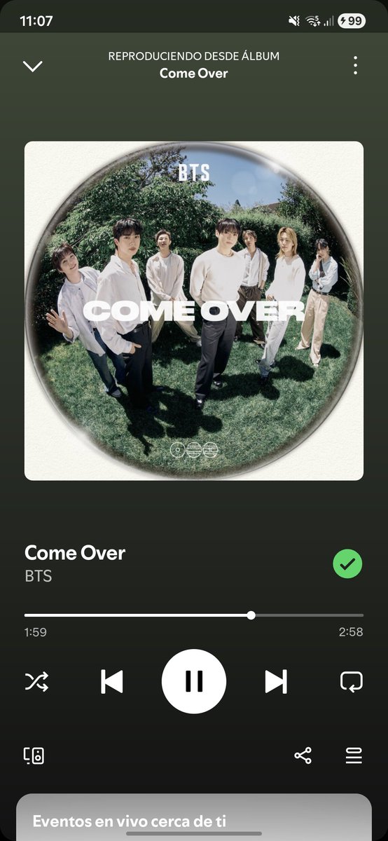 ccarmype's tweet photo. HAGAMOS STREAM PERUCHAS 🇵🇪🫵

Si ven este tweet den RT y comenten sus capturas haciéndole stream a 'Come Over' ‼️

COME OVER OUT NOW
BTS IS BACK
COME OVER IS HERE
#2026BTSFESTA 

(https://t.co/WqyBCByNSK…) https://t.co/4eVROAoXU2
