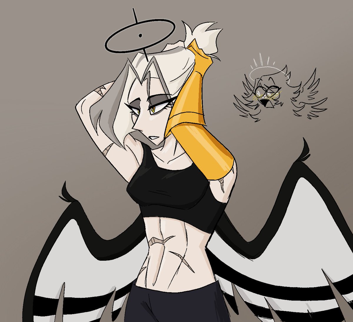 IceW4terL1zard's tweet photo. Emily is actively going into cardiac arrest #lutehazbinhotel https://t.co/mh6xfXBflW