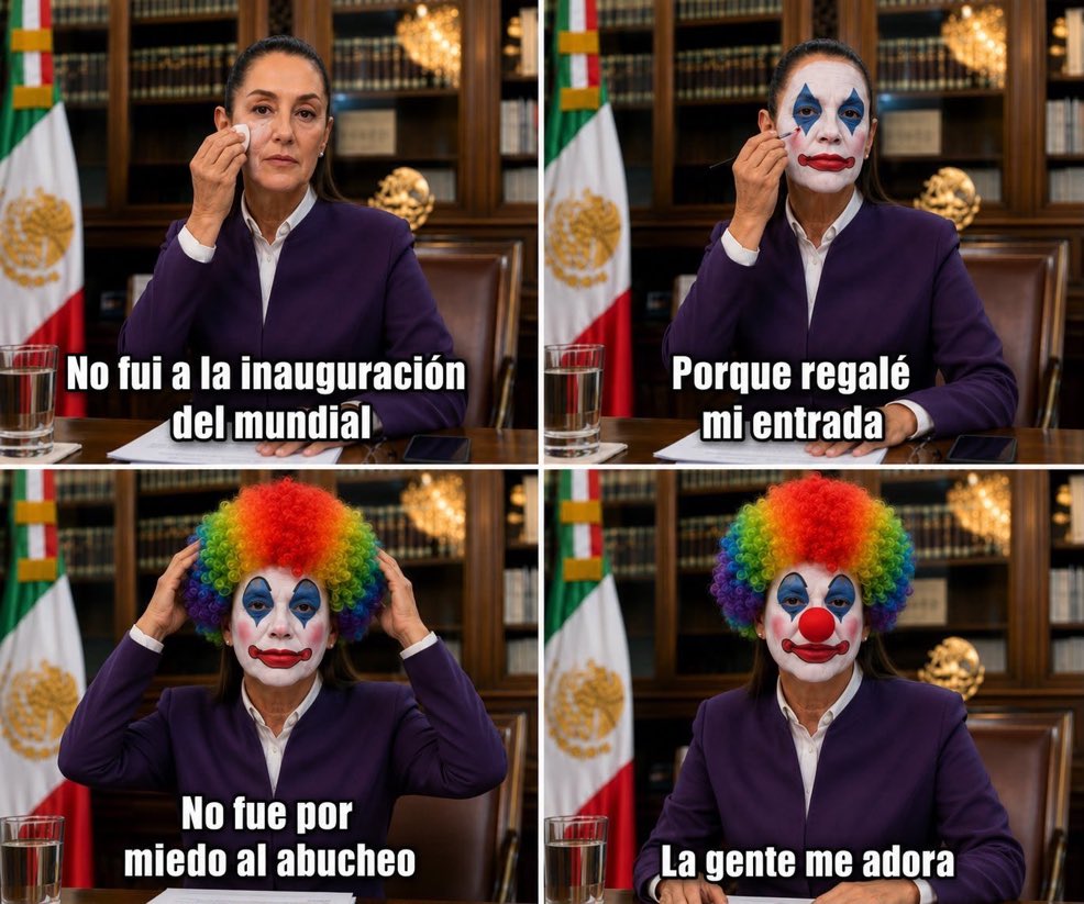 AlanAdameMX's tweet photo. 🔴|| Y todavía los chairos salen con el cuento de que la Jefa de Estado no estuvo en el evento deportivo de mayor proyección en el mundo…

🤥“Para estar con el pueblo”

👉🏼Si hubiera querido estar con el pueblo, hubiera estado con las madres buscadoras en Tlalpan. https://t.co/8wPNHKhQ6u