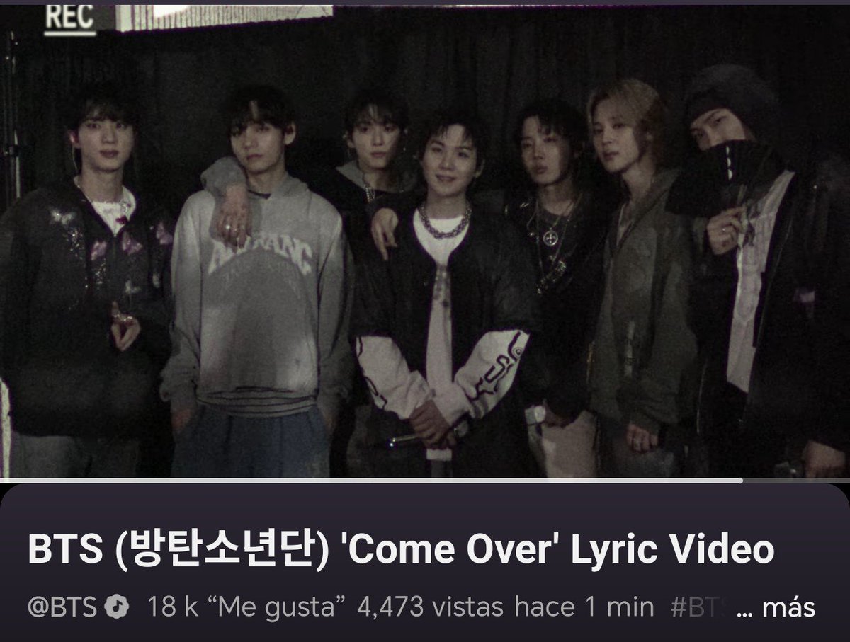 bts_peru1's tweet photo. 💜BTS 'Come Over' Lyric Video ya está disponible en Youtube:

🔗https://t.co/6iQVh7AeHP

COME OVER OUT TODAY  
#ComeOverInBusan 
#BTS_ComeOver 
#2026BTSFESTA #BTS13thAnniversary https://t.co/x7pvKicxZh