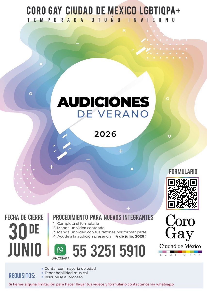cgcdmx's tweet photo. A U D I C I O N E S
Verano de 2026
Lee detenidamente, prepara tus videos y completa el formulario :

https://t.co/iawTVCtggl https://t.co/nwDHGQX4Hq